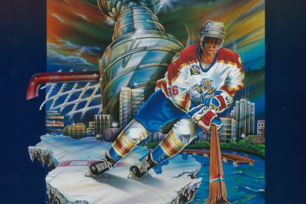 Плакат хоккеисту