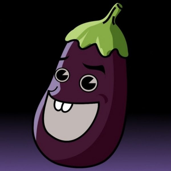 Улыбающийся баклажан