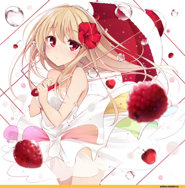 Аниме девушка Малинка