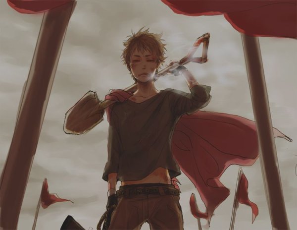 Мальчик с лопатой арт