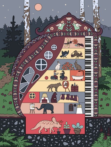 Теремок современные иллюстрации