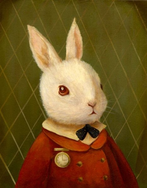 Милый кролик арт