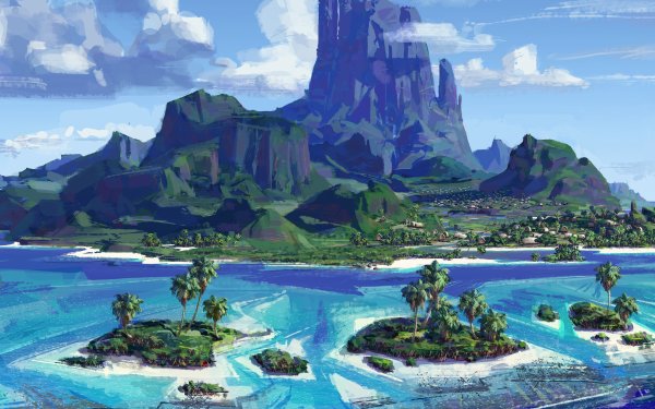 Таинственный остров арт