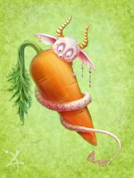 Морковка арт