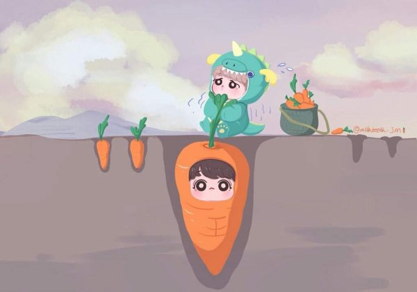 Морковка аниме