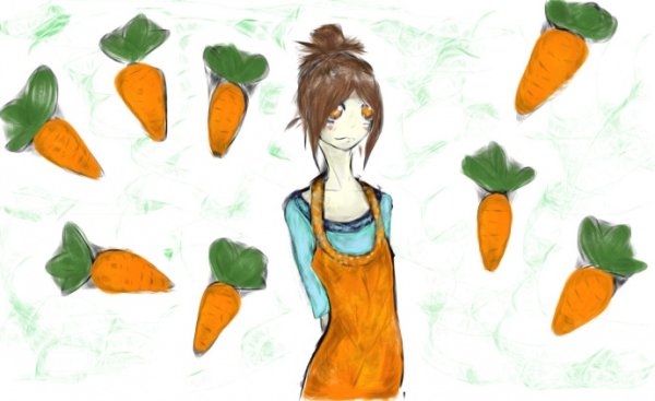 Девочка морковка