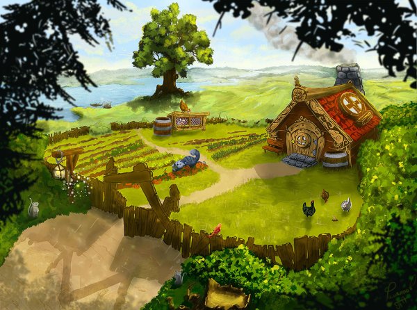 Арты огород фэнтези