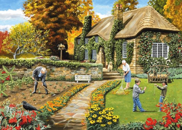 Осенние хлопоты в саду