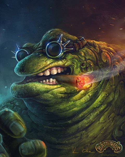 Магическая битва жаба