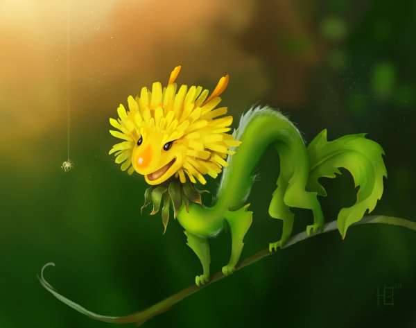 Одуванчик арт