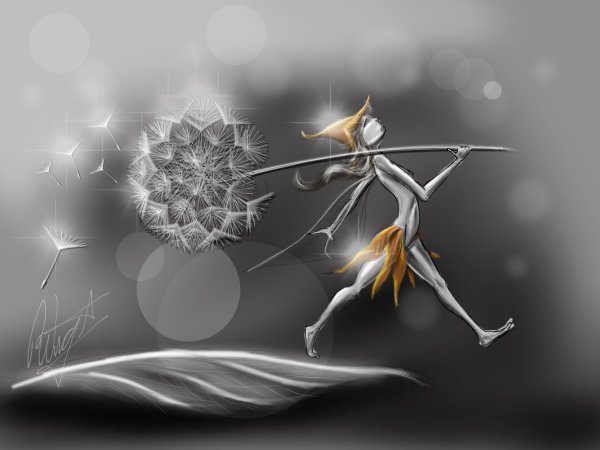 Фэнтези одуванчики