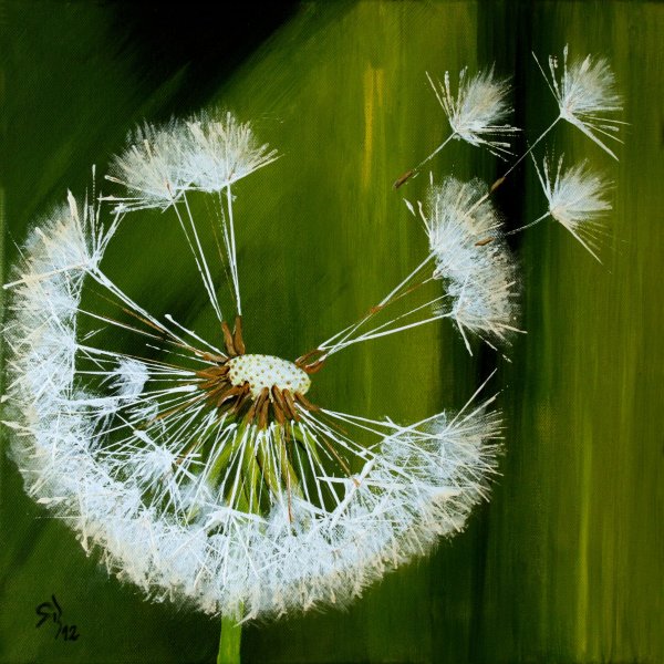 Картина одуванчик