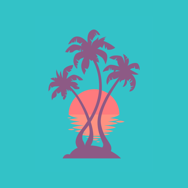 Пальмы поп арт