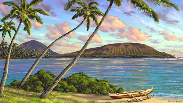 Гавайи нарисовать