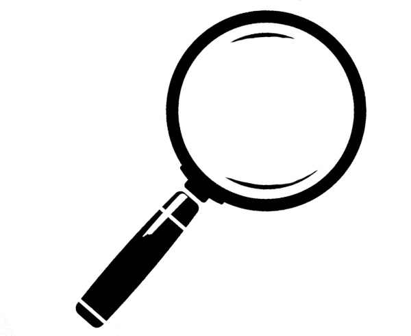 Лупа силуэт