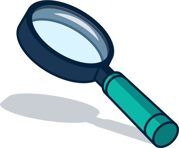 Лупа мультяшная