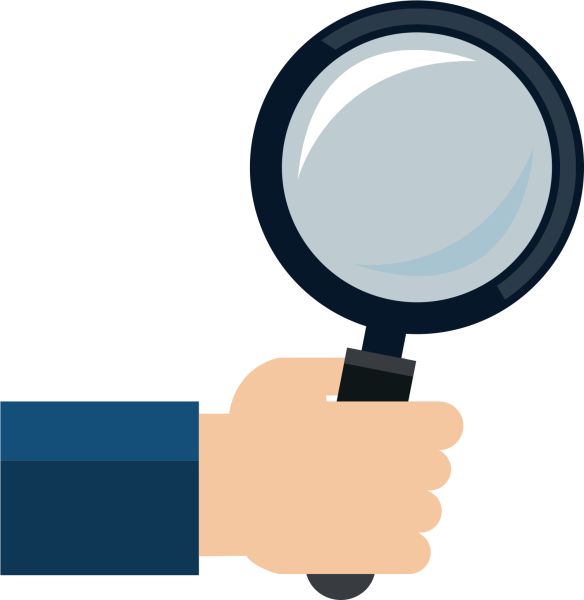 Лупа стикер