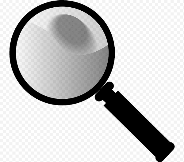 Увеличительное стекло силуэт