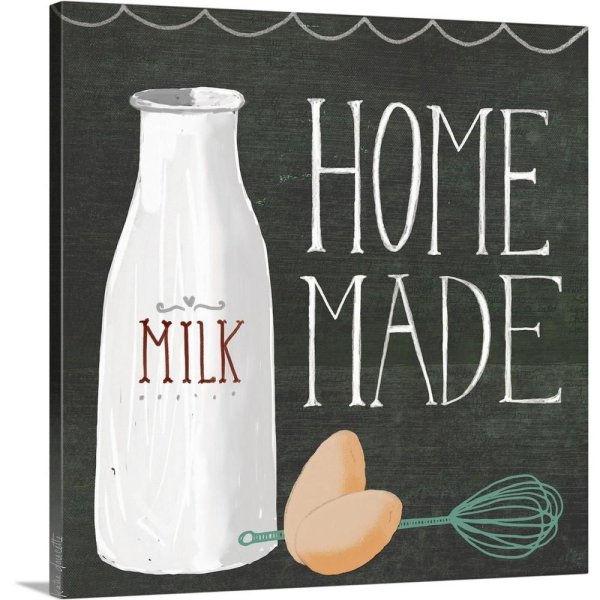 Плакат молоко