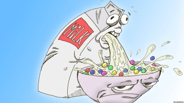 Смешное молоко