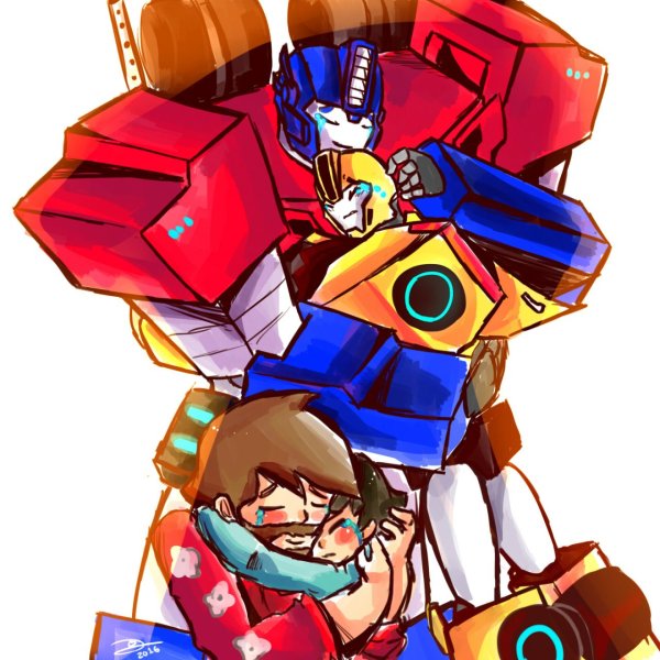 Оптимус Прайм и Бамблби яой