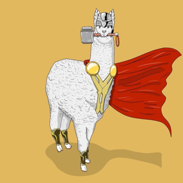 Лама картинки мультяшные