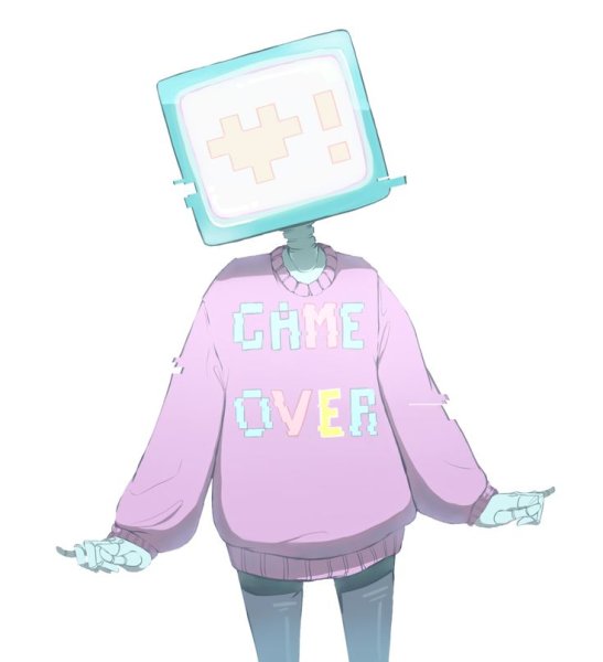 Человек с головой телевизора