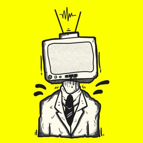 Чел с телевизором вместо головы