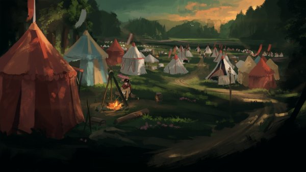 Шатер фэнтези арт