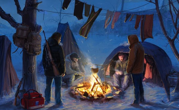 Постапокалипсис лагерь выживших