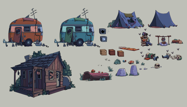 Стилизованный домик концепт