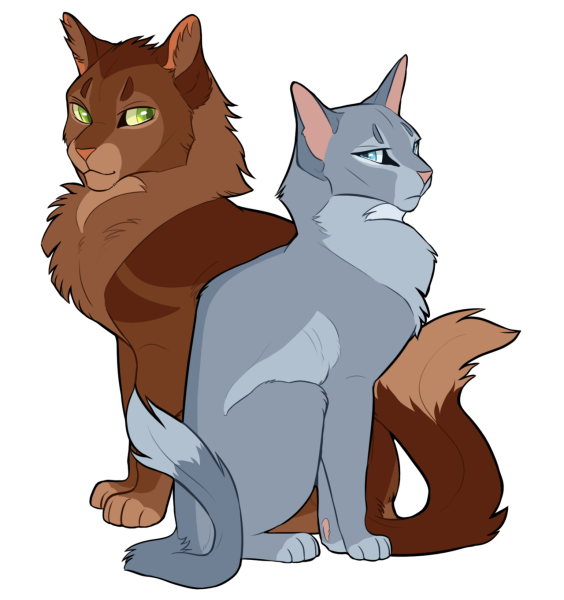 Коты Воители синяя звезда и Желудь