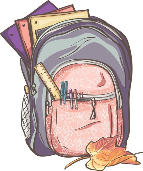 Рюкзак арт иллюстрация
