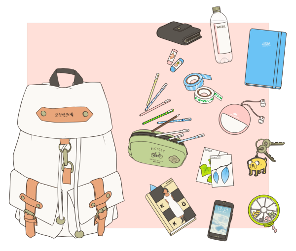 Вещи в портфеле арт