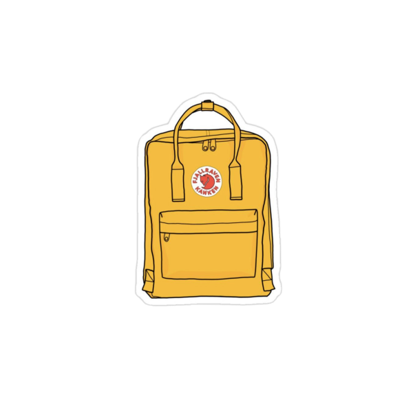 Раскраска рюкзак Fjallraven Kanken