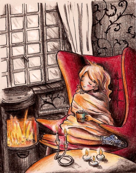 Хюгге иллюстрации