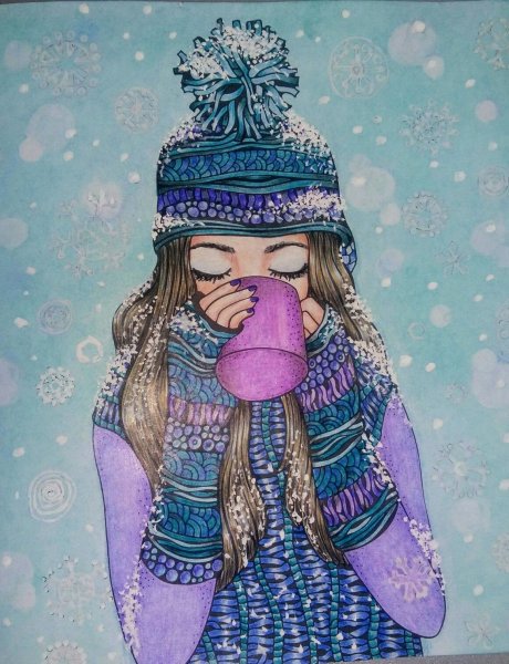 Хюгге иллюстрации