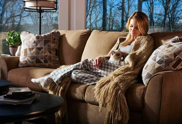 Уютная женщина