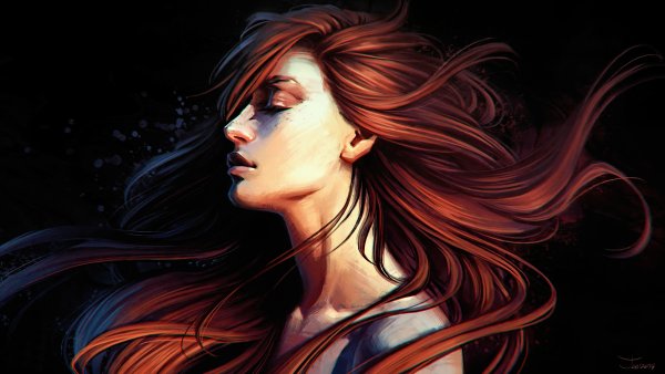 Девушка арт