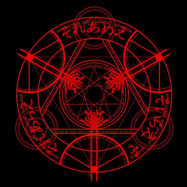 Магический круг пентаграмма