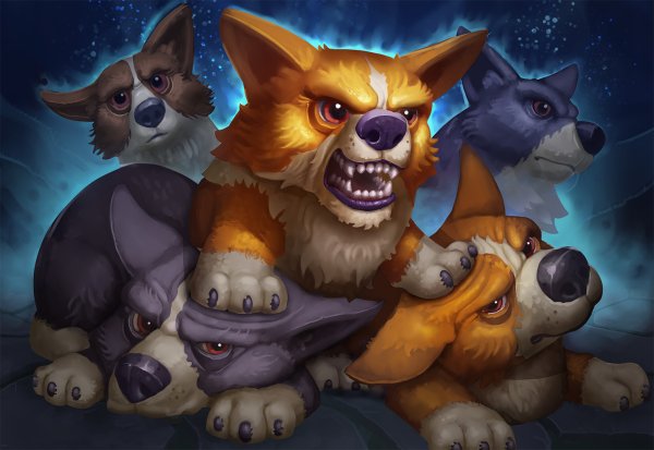 Девочка с корги арт