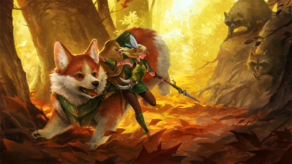 Вельш корги пемброк арт