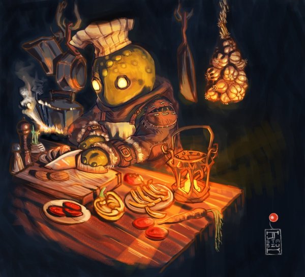 Повар арт фэнтези