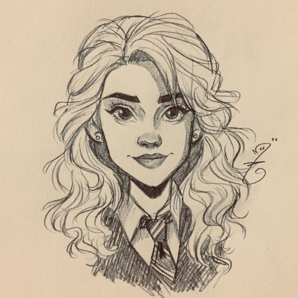 Гермиона Грейнджер рисунок