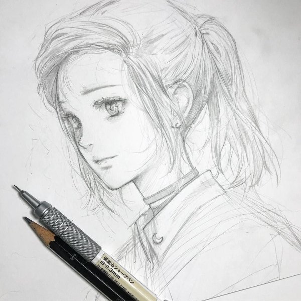 Скетчи девушек