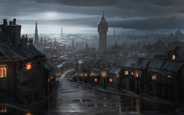 Викторианский Лондон мрачный арт