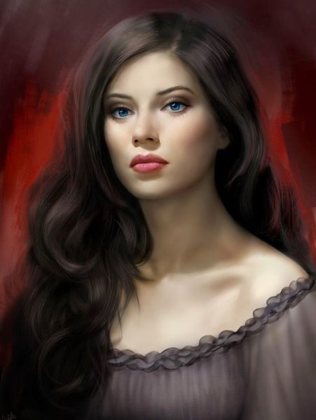 Девушка арт