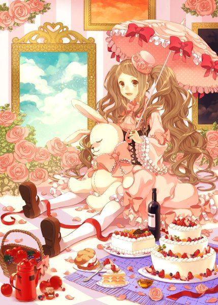 Сладости в аниме стиле