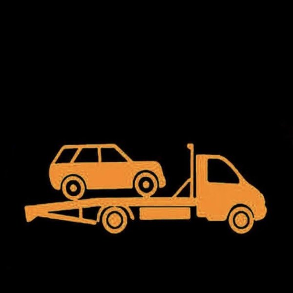 Логотип эвакуатор с лебедкой