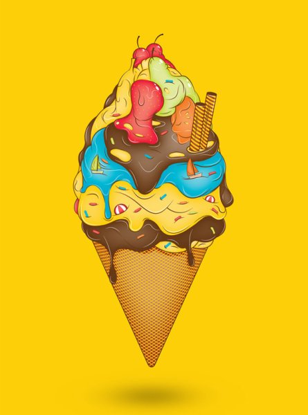 Арты мороженого